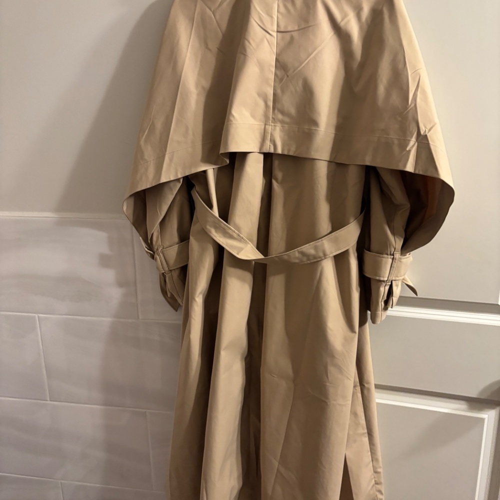 Lattelier Oversized Belted Trench Coat Camel Color - Picture 3 of 5